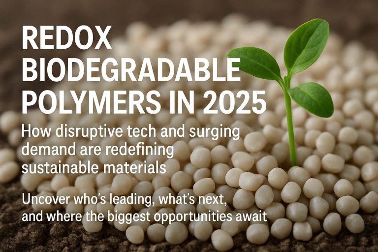 Redox biologisk nedbrydelige polymerer i 2025: Hvordan disruptiv teknologi og stigende efterspørgsel omdefinerer bæredygtige materialer. Opdag hvem der fører an, hvad der kommer næste gang, og hvor de største muligheder venter.